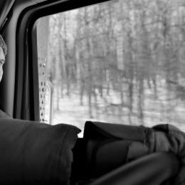 Liam Neeson als Ice Road Trucker