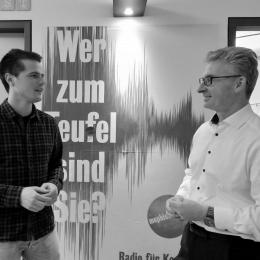 Bodo Rodestock von der VNG AG bei mephisto 97.6 im Gespräch mit Moritz Lünenborg 