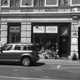 Der Weltladen an der Zschocherschen Straße in Plagwitz.