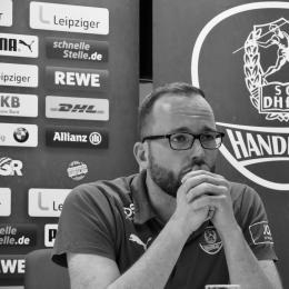 André Haber, Cheftrainer beim SC DHfK hat eine Idee, wie die Löwen aus Mannheim zu schlagen sind