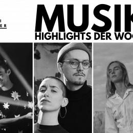 v.l. Jacob Collier, Elis Noa, The Japanese House, HeXer