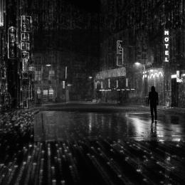Neo in der Matrixwelt