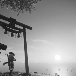 Samurai- Sonnenuntergang