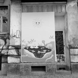 Außenansicht Kunsthalle.Ost "The Sunny Side Up" von Julia Boehme