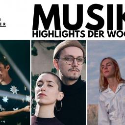 v.l. Jacob Collier, Elis Noa, The Japanese House, HeXer