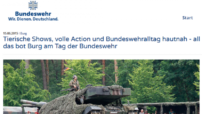 Bundeswehr hautnah!