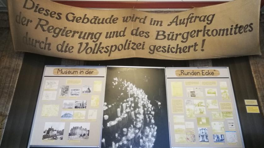 Im Museum in der "runden Ecke" bemüht man sich um die Aufarbeitung der DDR-Vergangenheit.