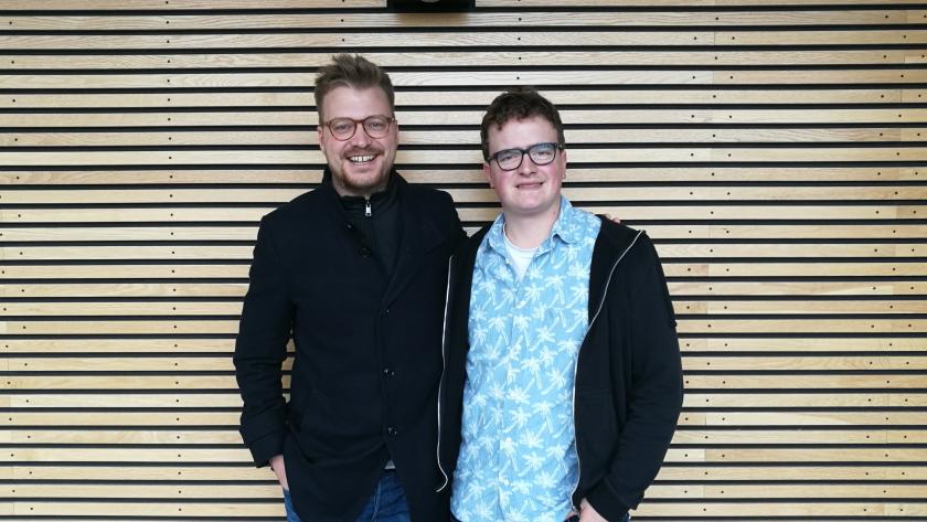 Maxi Gstettenbauer mit Moderator Paul Materne