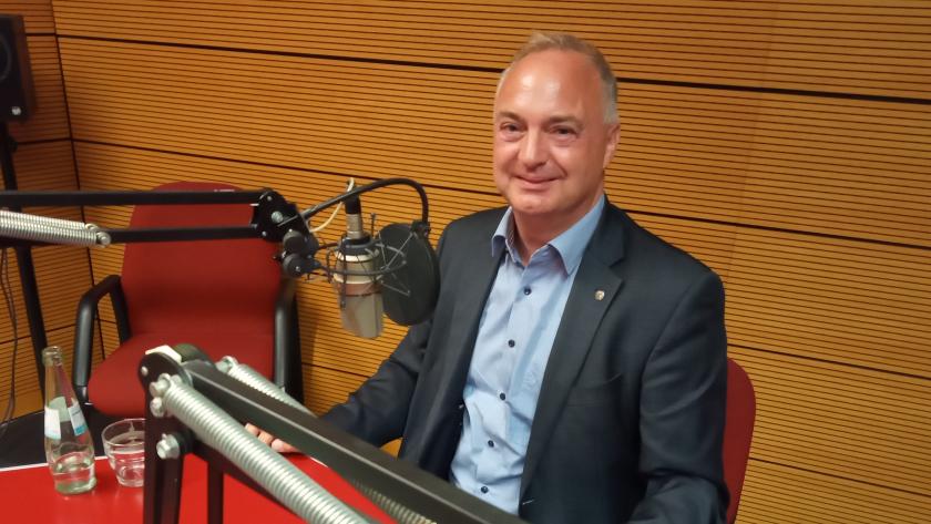 AfD-Direktkandidat Christoph Neumann im Studio