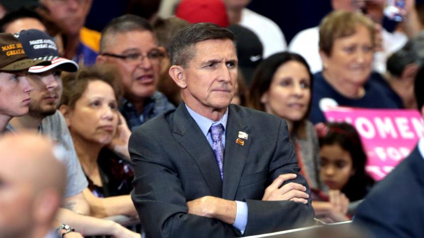 US-Sicherheitsberater Michael Flynn hat möglicherweise einen freilaufenden Muslim gesichtet.