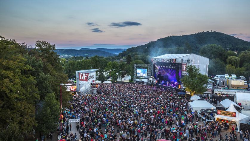 Die Hauptbühne des Open Flair Festivals