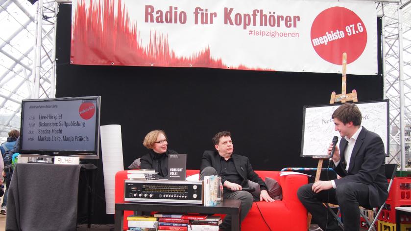 Manja Präkels und Markus Liske im Gespräch mit Alexander Moritz