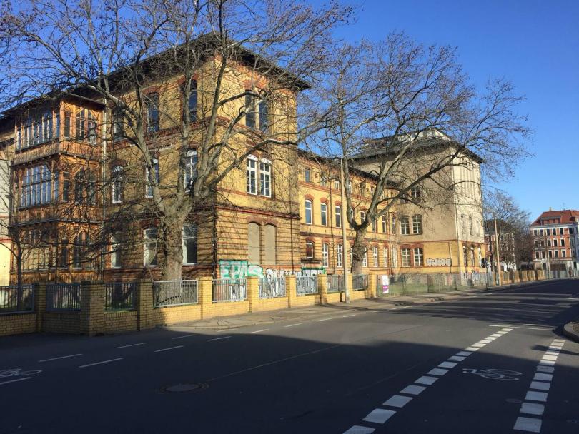 Hauptgebäude des ehemaligen Kinderkrankenhauses an der Oststraße